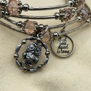 Set of wrap bracelets